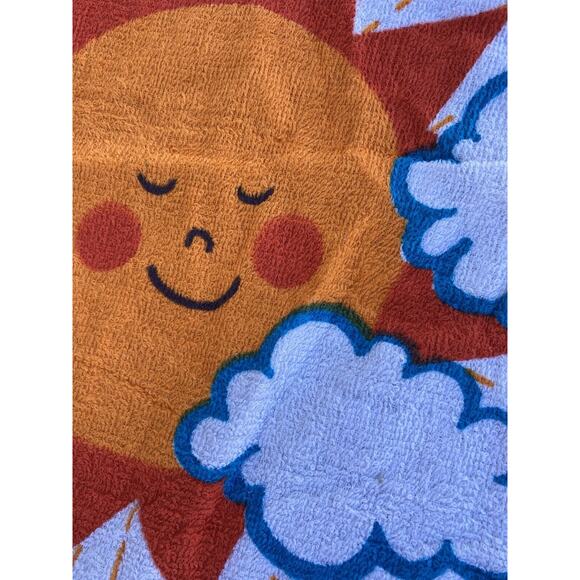 Vintage 70s B&D Groovy Hippie Beach Towel Wall Hanging "Love Is" 100% Cotton Sun - Picture 8 of 10